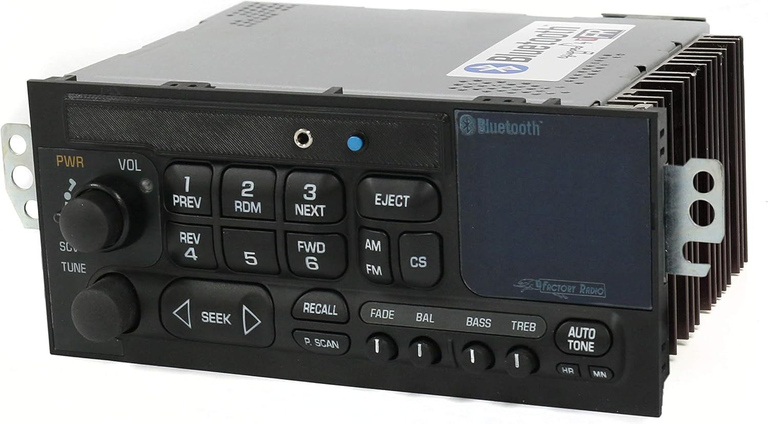 1 Factory Radio AM FM w Aux Input & Bluetooth Compatible with 1995-05 Chevrolet GMC Car