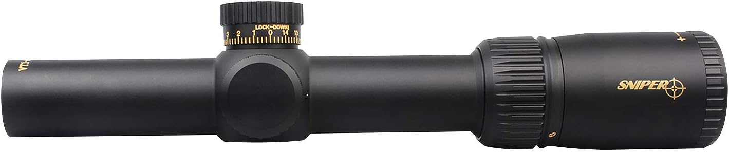 VT 1-6X24 FFP First Focal Plane (FFP) Scope with Red/Green Illuminated Reticle Includes Scope Mount