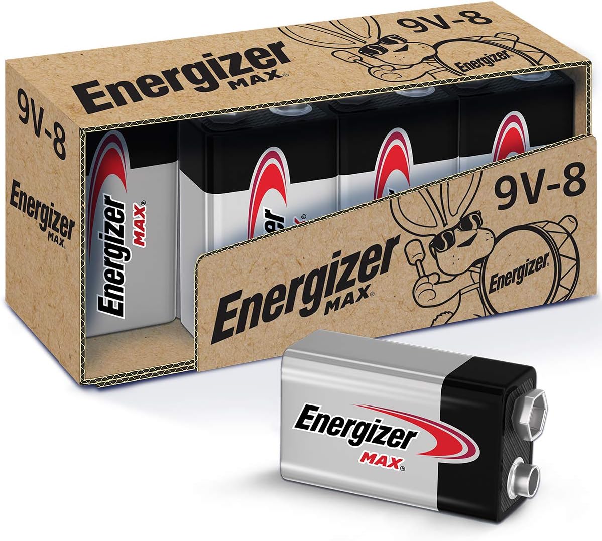 Energizer Alkaline Power C Batteries and D Batteries Variety Pack, 12 C and 12 D Batteries (24 Count) Pack of 2