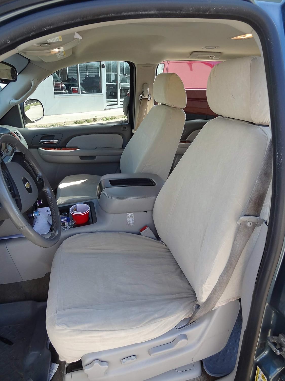 Durafit Seat Covers C1123-LOST at C - 2007-2013 Chevy Silverado, Tahoe and GMC Sierra Front Bucket Lost at Waterproof Camo Seat Covers,