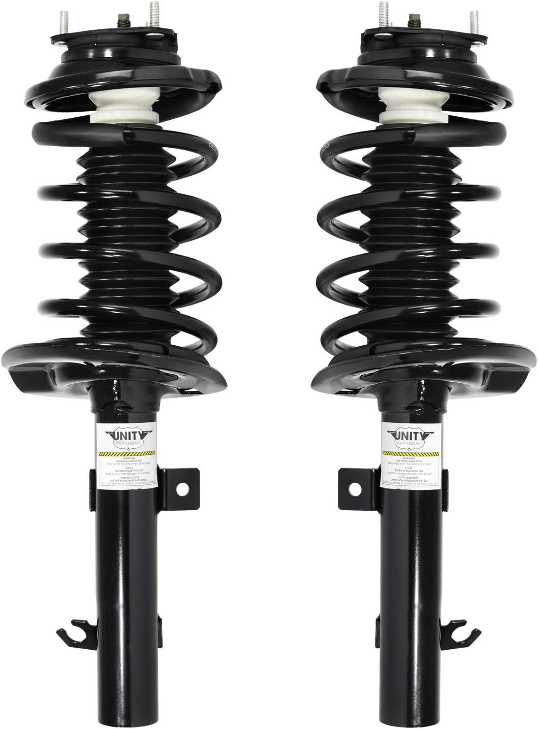 Unity Automotive 2-11083-11084-001 Front 2 Wheel Complete Strut Assembly Kit 2006-2011 Ford Focus