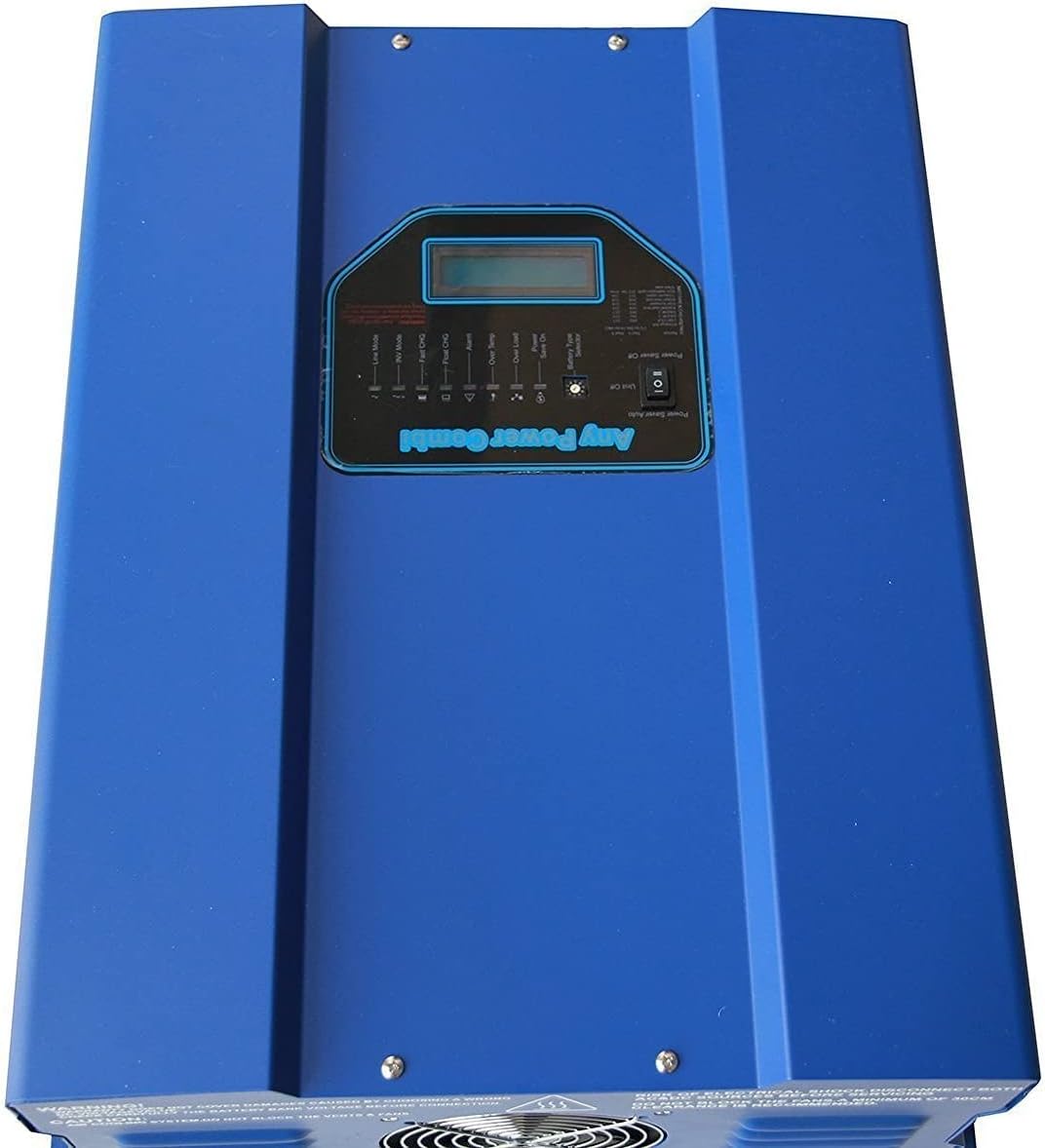 3000W Peak 9000W Pure Sine Wave Power Inverter, Low Frequency Inverter DC 48V to AC 120V with Battery AC Charger Power Inverters