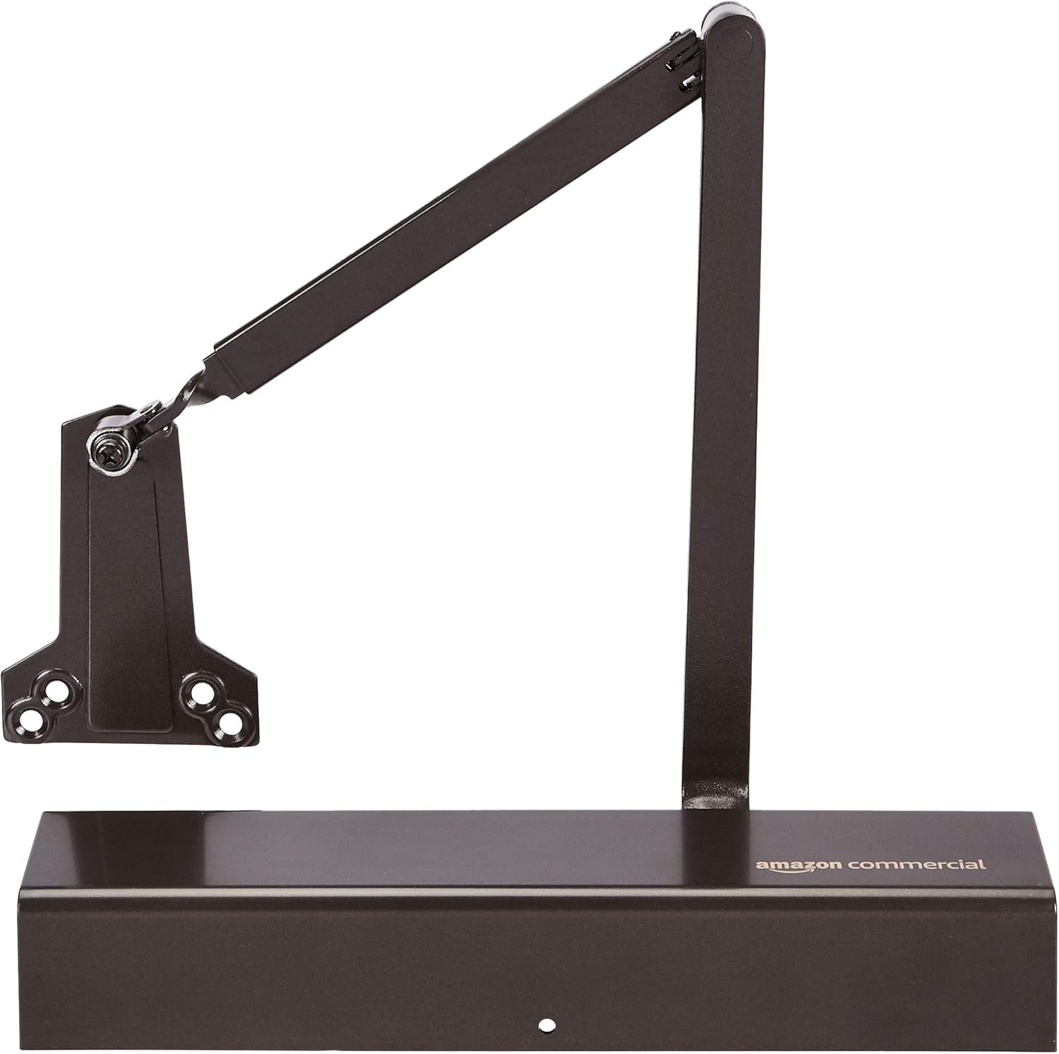 AmazonCommercial Door Closer, Standard arm with Adjustable Size 1-6,BC, PA Bracket,Plastic Cover, Silver, 2-Pack, ADA Compliant