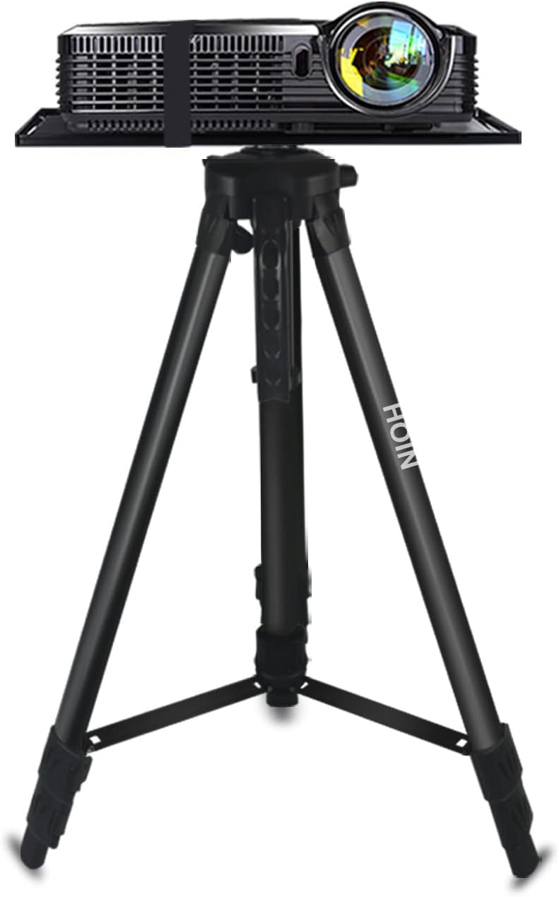 Projector Stand,Laptop Stand,Aluminum Multifunction Tripod Stand with Tray Adjustable Tripod Laptop Projector Stand, 17