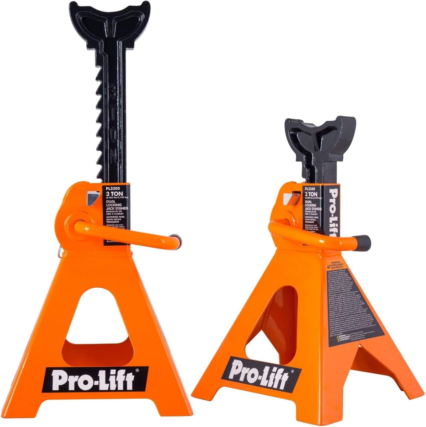Pro-LifT T-6903D Double Pin Jack Stands - 3 Ton