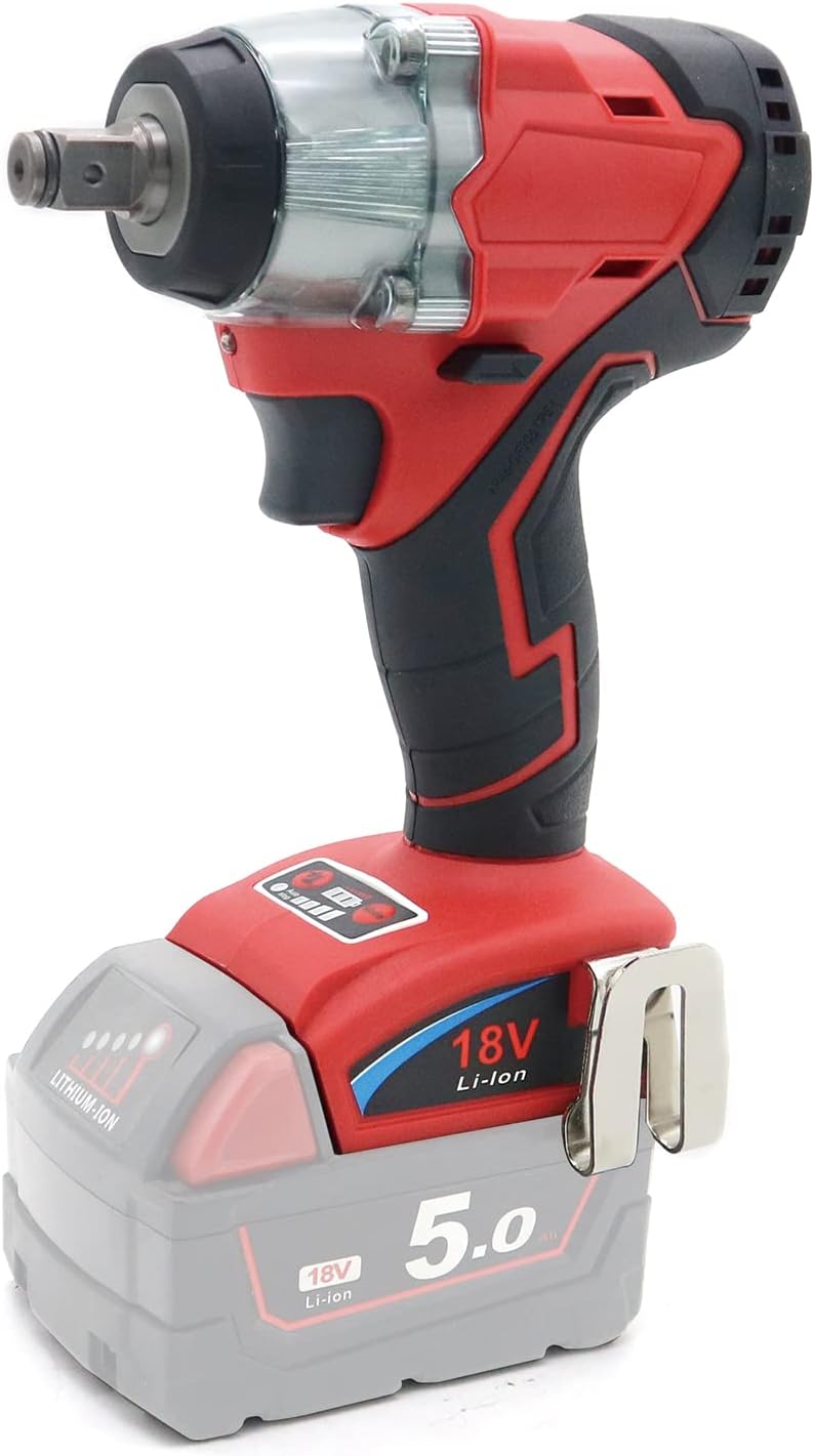 FSYAO 20V 1/2 inch cordless impact wrench-brushless, 350 ft-lbs maximum torque, 4-speed adjustment, automatic start and stop.(Host only/Without battery).