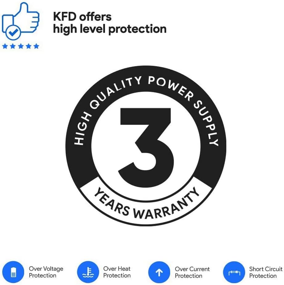 KFD AC Adapter Charger for Delta 19.5V 11.8A 230W Chicony Power Supply Technology A12-230P1A A12230P1A HP OMEN 15 15t 17 17t ZBook 15 17 G1 G2 G3 G4 G5Pavilion Gaming 15-cx HP EliteBook 8730W 8740W Pack of 2