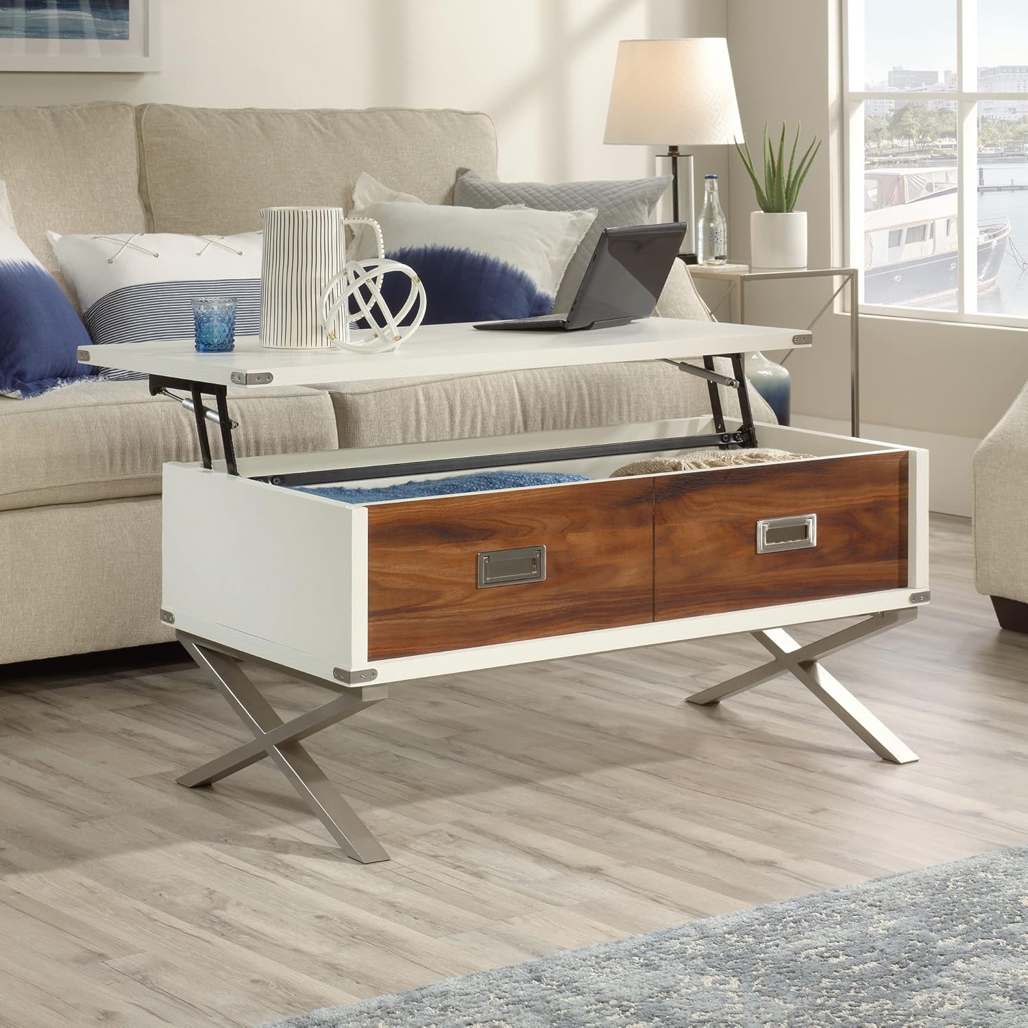 Sauder Vista Key Lift-top Coffee Table, L: 39.21