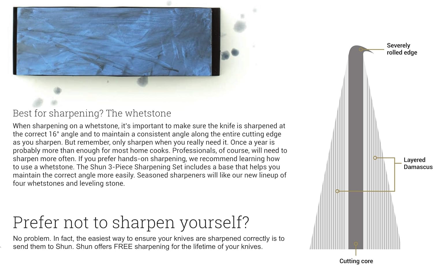 Shun Combination Whetstone, 3000 and 6000 Grit, Rubber Base for Grip, Use for Light Sharpening and Polishing, 7.5 x 3 x1.5 inches, Tan