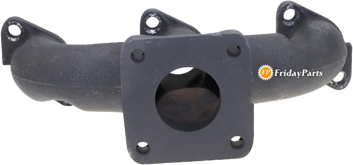 FridayParts Exhaust Manifold 17213-12310 17213-12312 1721312310 1721312312 For Kubota D905 D1005 D1105 D1305 Engine Bobcat Skid Steer Loader