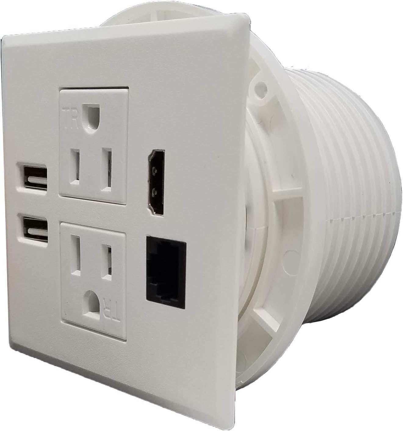 Tabletop & Conference Room Power Grommet Outlet, FITS 3 1/8