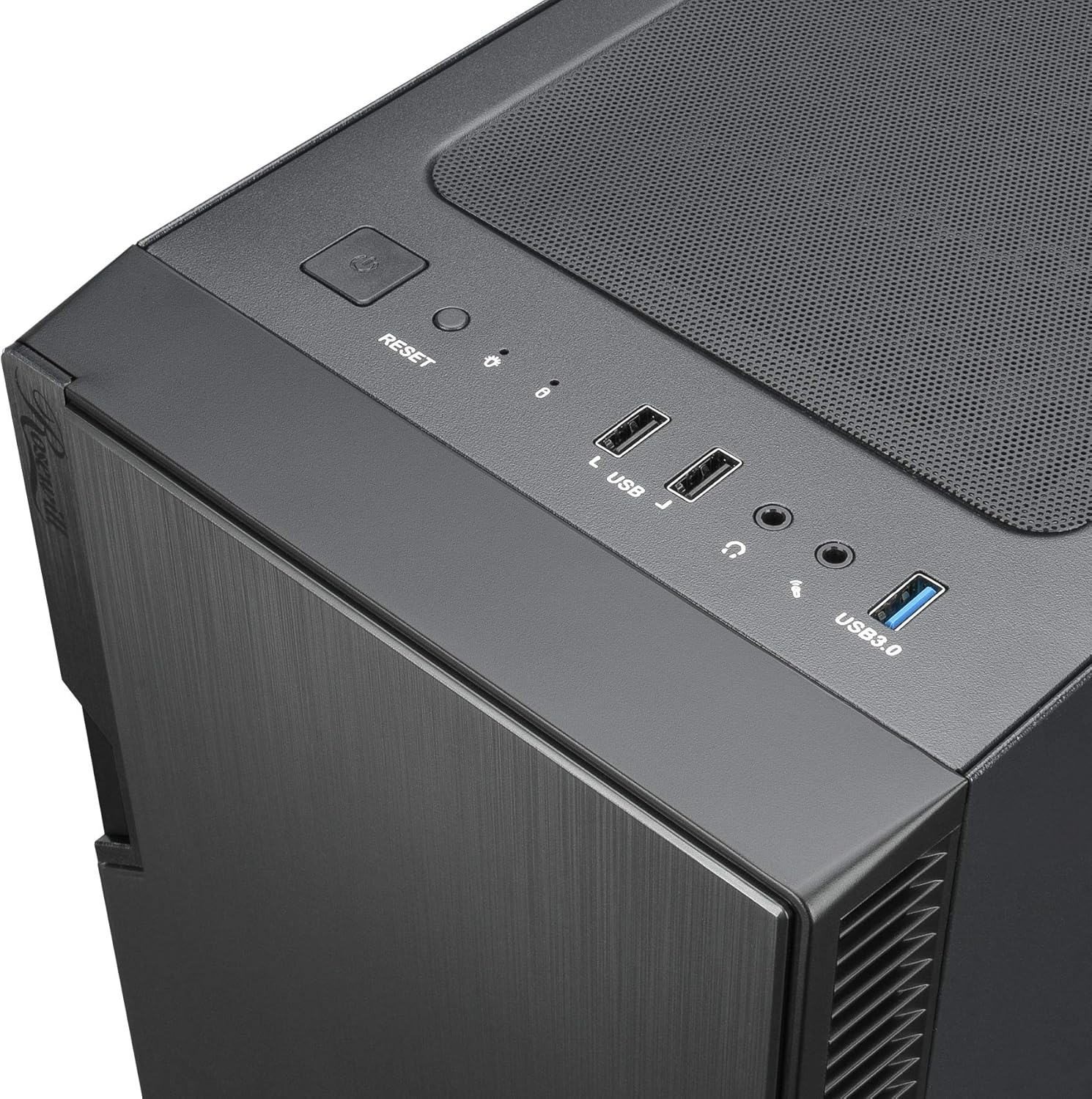 Rosewill FBM-X2 Micro ATX Mini Tower Gaming PC Computer Case with 1 Pre-Installed Fan Pack of 2