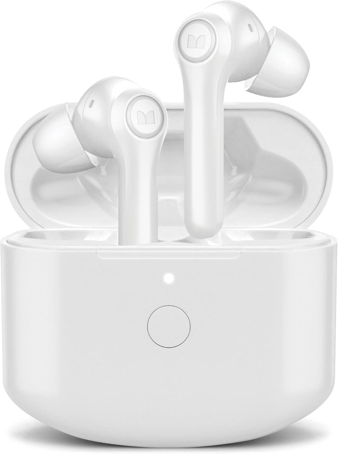 Monster Verse True Wireless Earbuds with Charging Case, Bluetooth 5.0 in-Ear Stereo Headphones, Built-in Mic for Clear Calls, USB-C Quick Charge (Black) Pack of 2