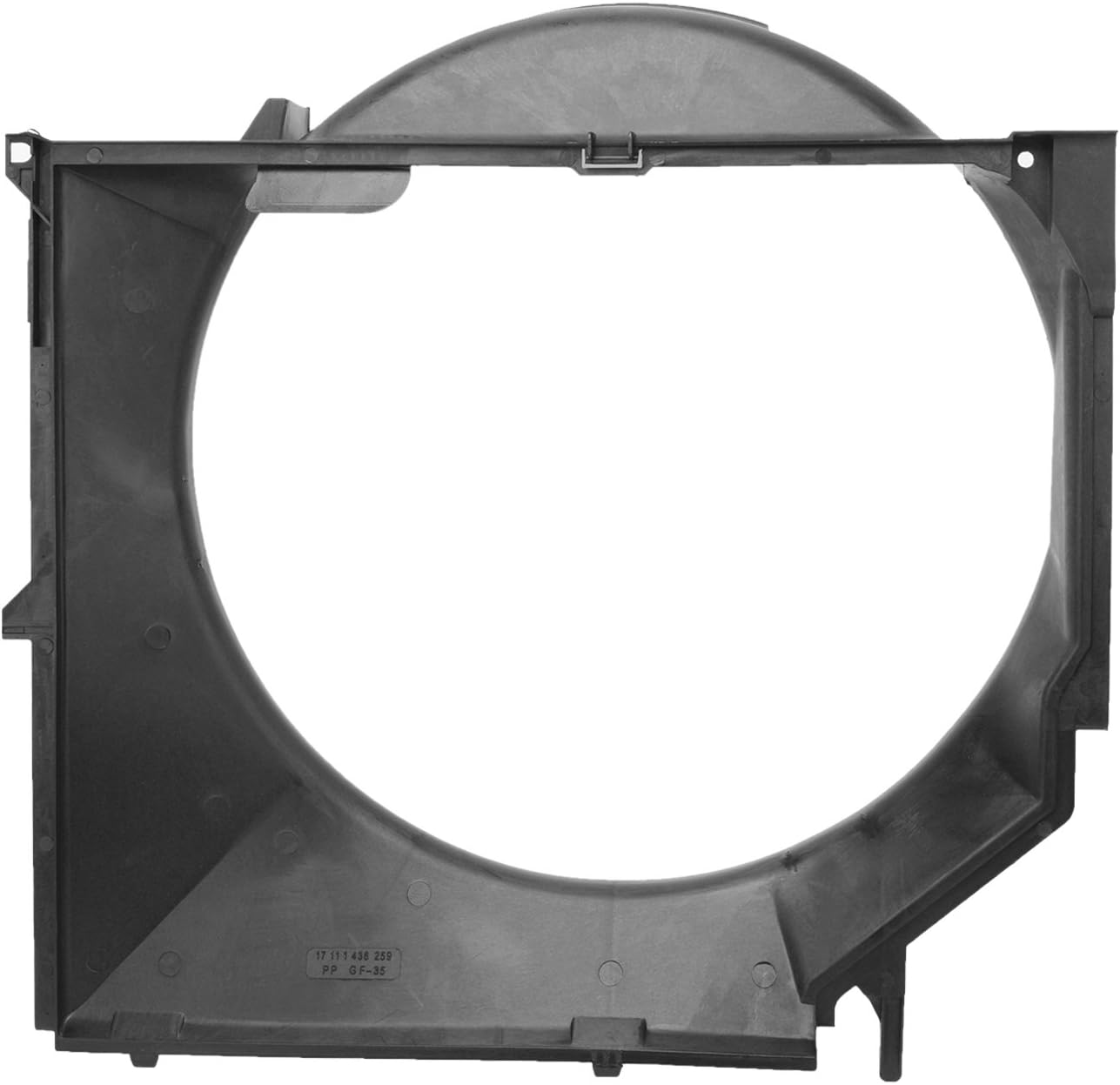 TOPAZ 17111436259 Radiator Cooling Fan Shroud for BMW 3 Series E46 E90 320i 325i 328i Pack of 2