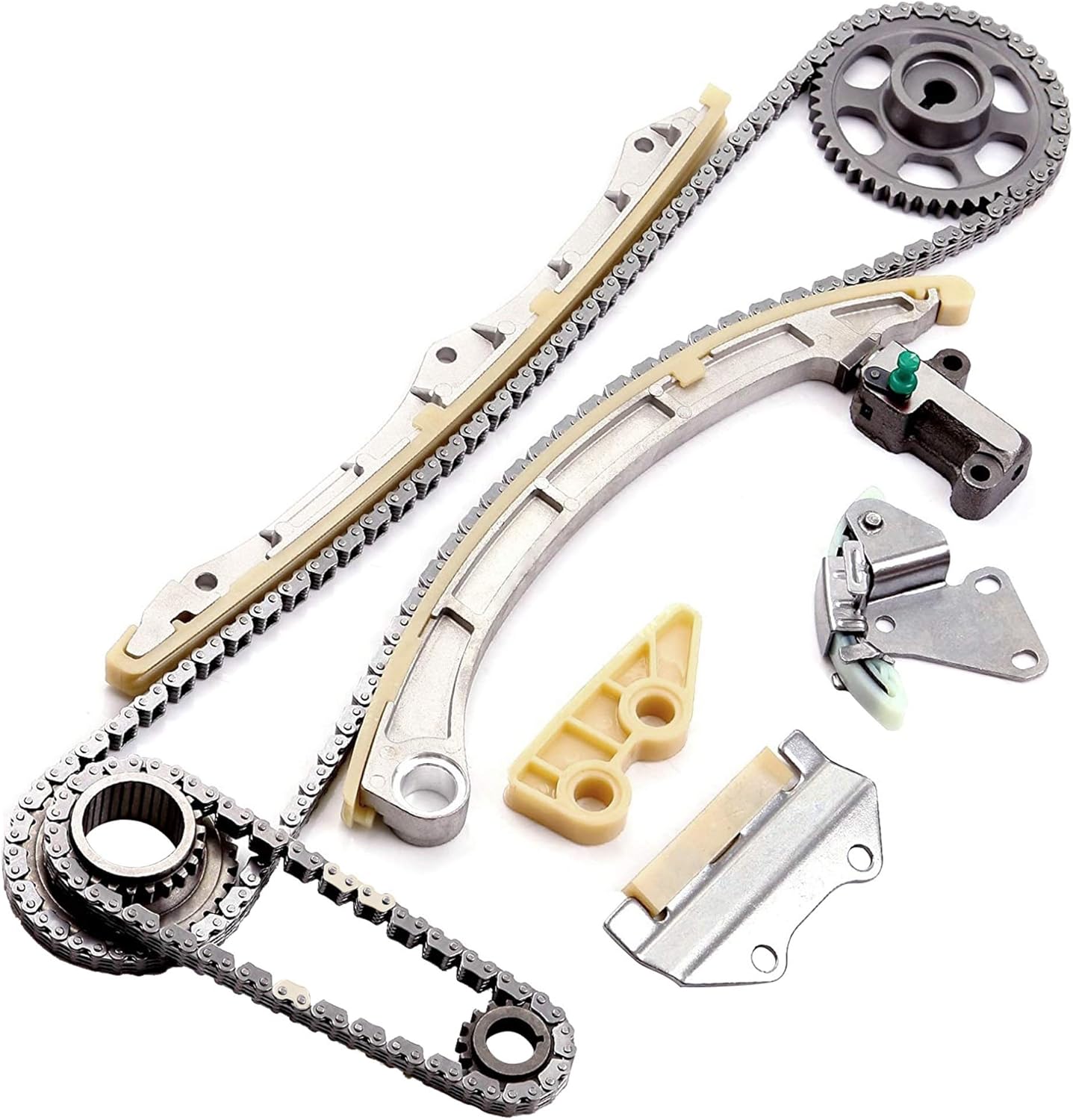 BOXI TK4041 Engine Timing Chain Kit Compatible with Honda Accord 2003-2007 / CR-V 2002-2009 / Element 2003-2011/ L4 2.4L K24A1 K24A4 K24A8 (Replace # TS21831 13460-PNA-004 14210-PNA-000) Pack of 2