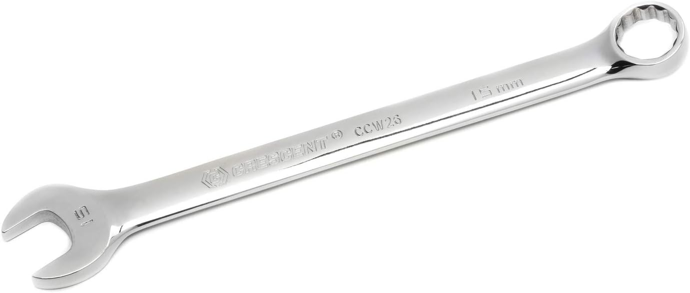 Crescent 15 Pc. 12 Point Metric Combination Wrench Set with Tool Roll - CCWS5 Pack of 2