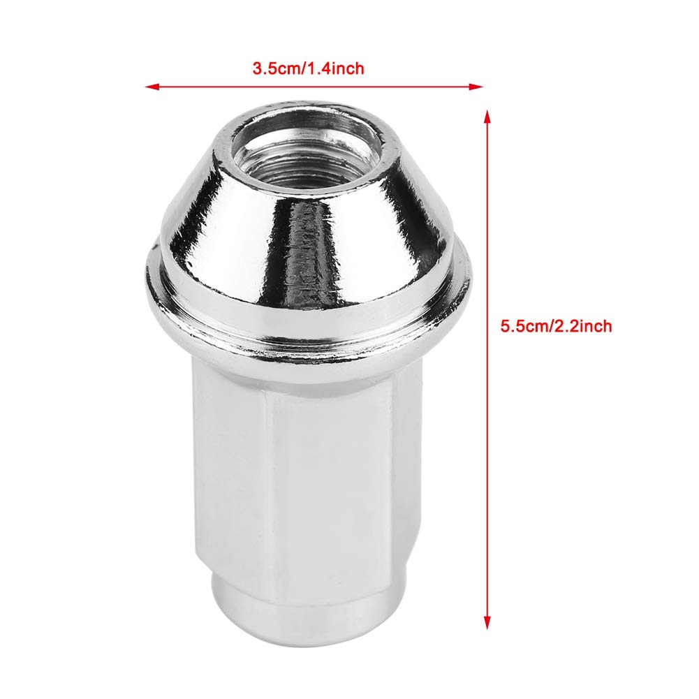 Locking Lug Nut,24Pcs Car Wheel Nut Locking Lug Nuts for F150 Expedition Navigator 4L3Z-1012A