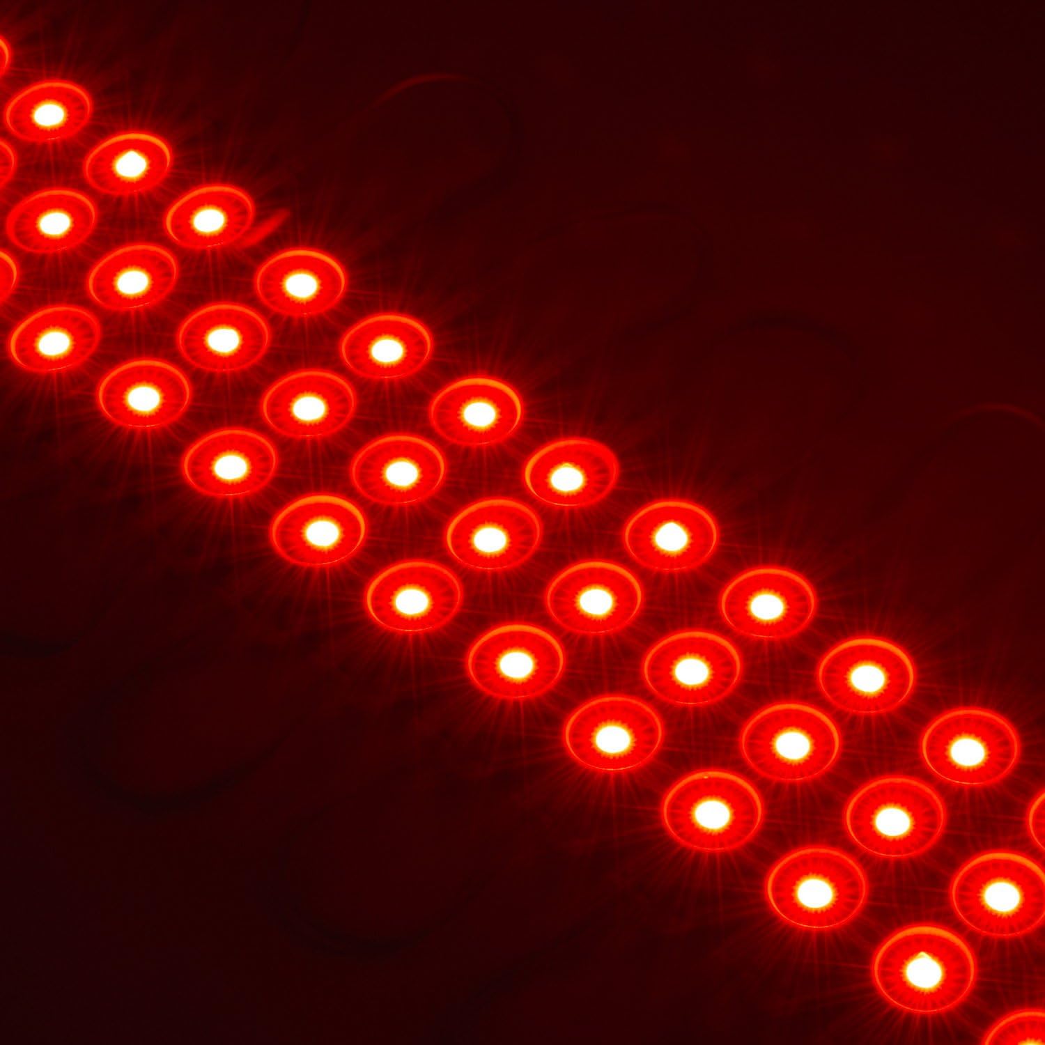 200 PCS LED Module Warm White 3000K 1.32 W 12V Injection LED Sign Module with Tape Adhesive Backside Pack of 2