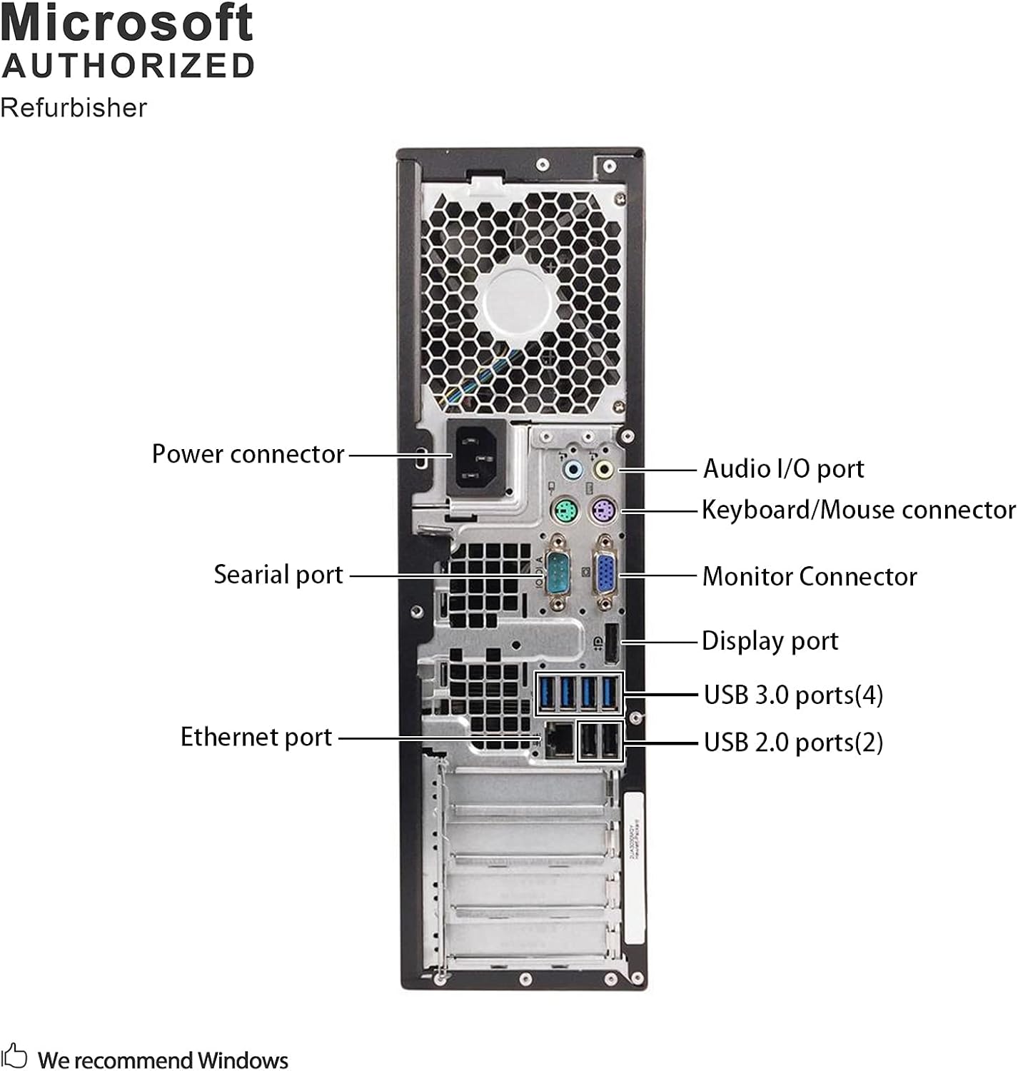 HP Compaq Pro 6305 SFF Business Desktop PC, AMD A6 5400B up to 3.8GHz, 16G DDR3, 512G SSD, WiFi, BT 4.0, VGA, DP, USB 3.0, Win 10 Pro 64 Bit -Multi Language (AMD A6)(Renewed)