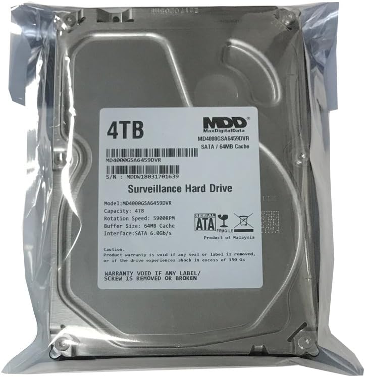 MaxDigitalData 4TB 64MB Cache 5900PM SATA 6.0Gb/s 3.5