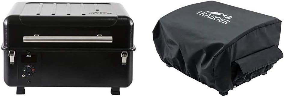 Traeger Grills Ranger Portable Wood Pellet Grill and Smoker, Black Small
