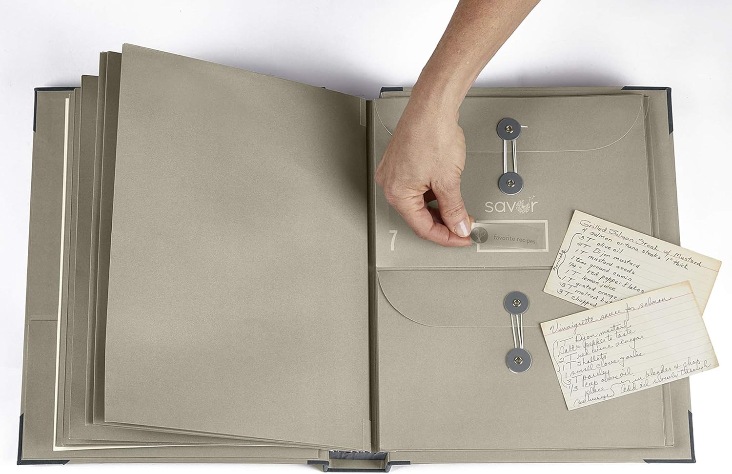 The Folio Expanding File Folder Important Document Organizer by Savor Cloth Book of 10 Envelopes & Labels for Important Papers Homework Organizer Homeschool Organizer Photos Letters Keepsakes Blue Pack of 2