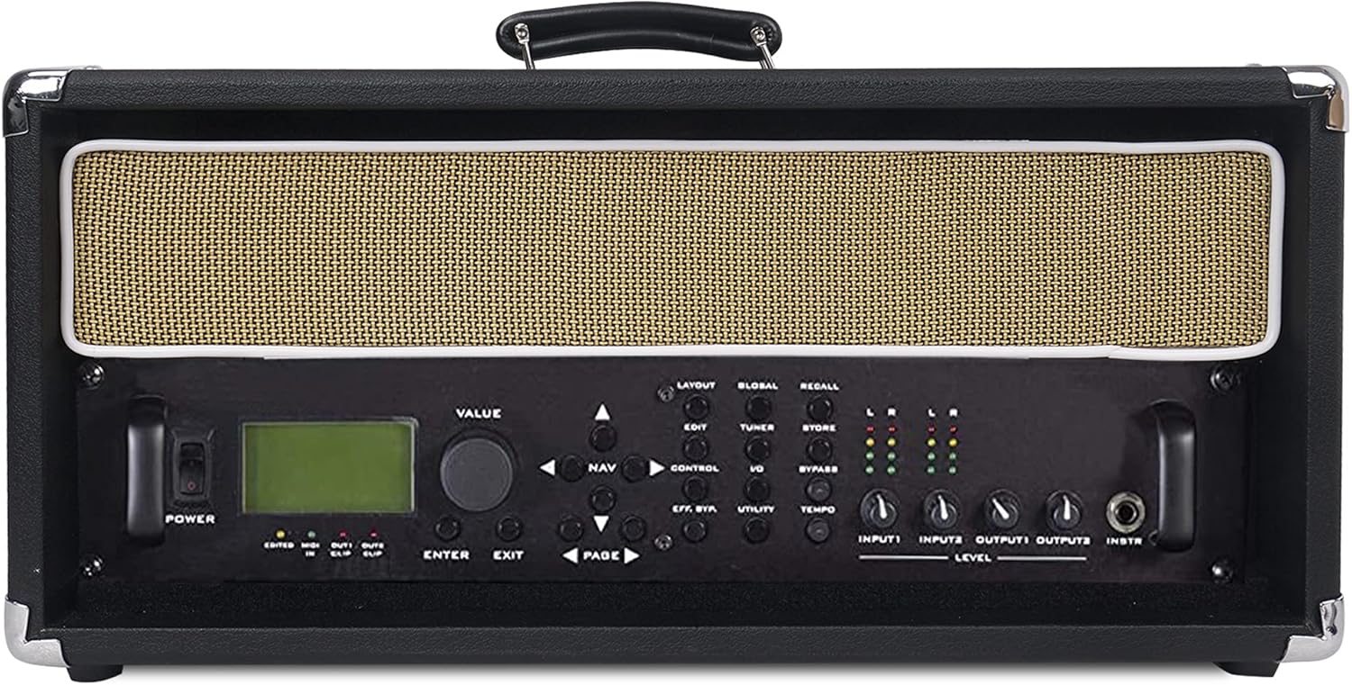 Sound Town Vintage 4U Amp Rack Case, 12.5