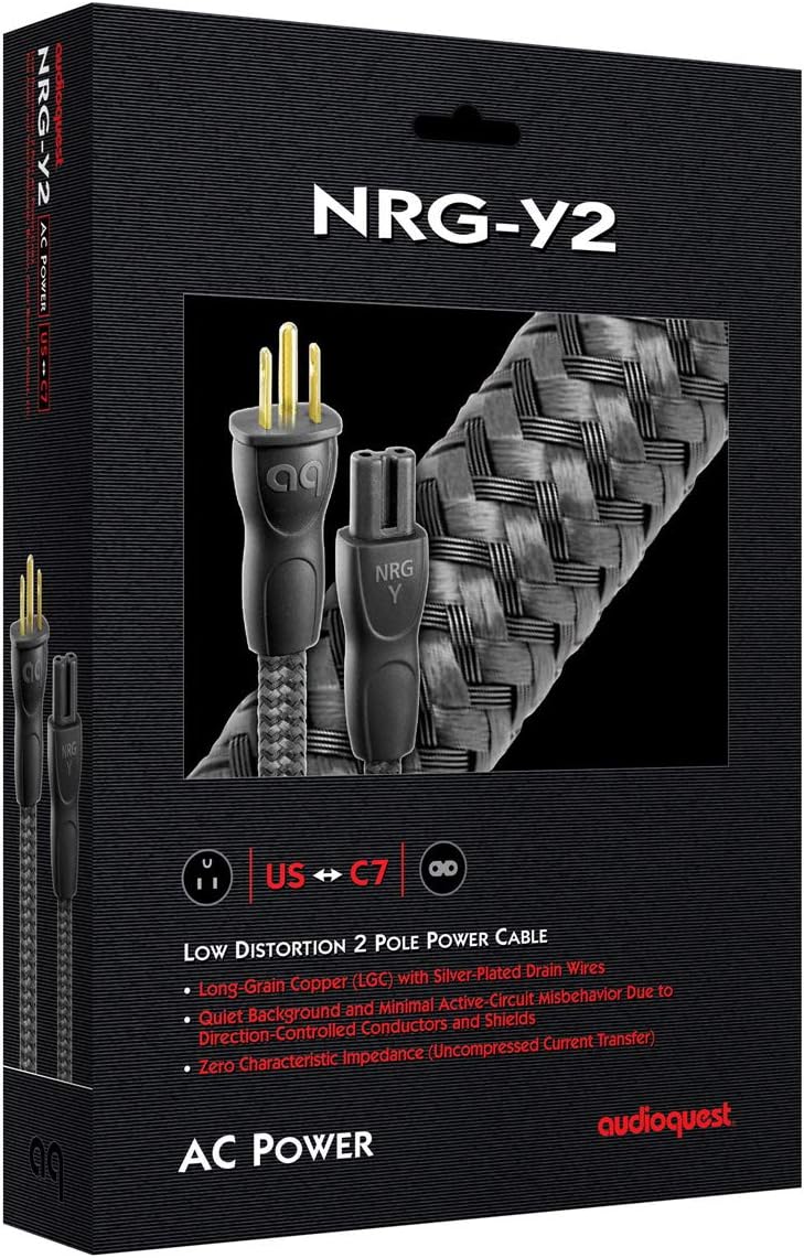AudioQuest NRG-Y2 US Power Cord 3.0 Meters