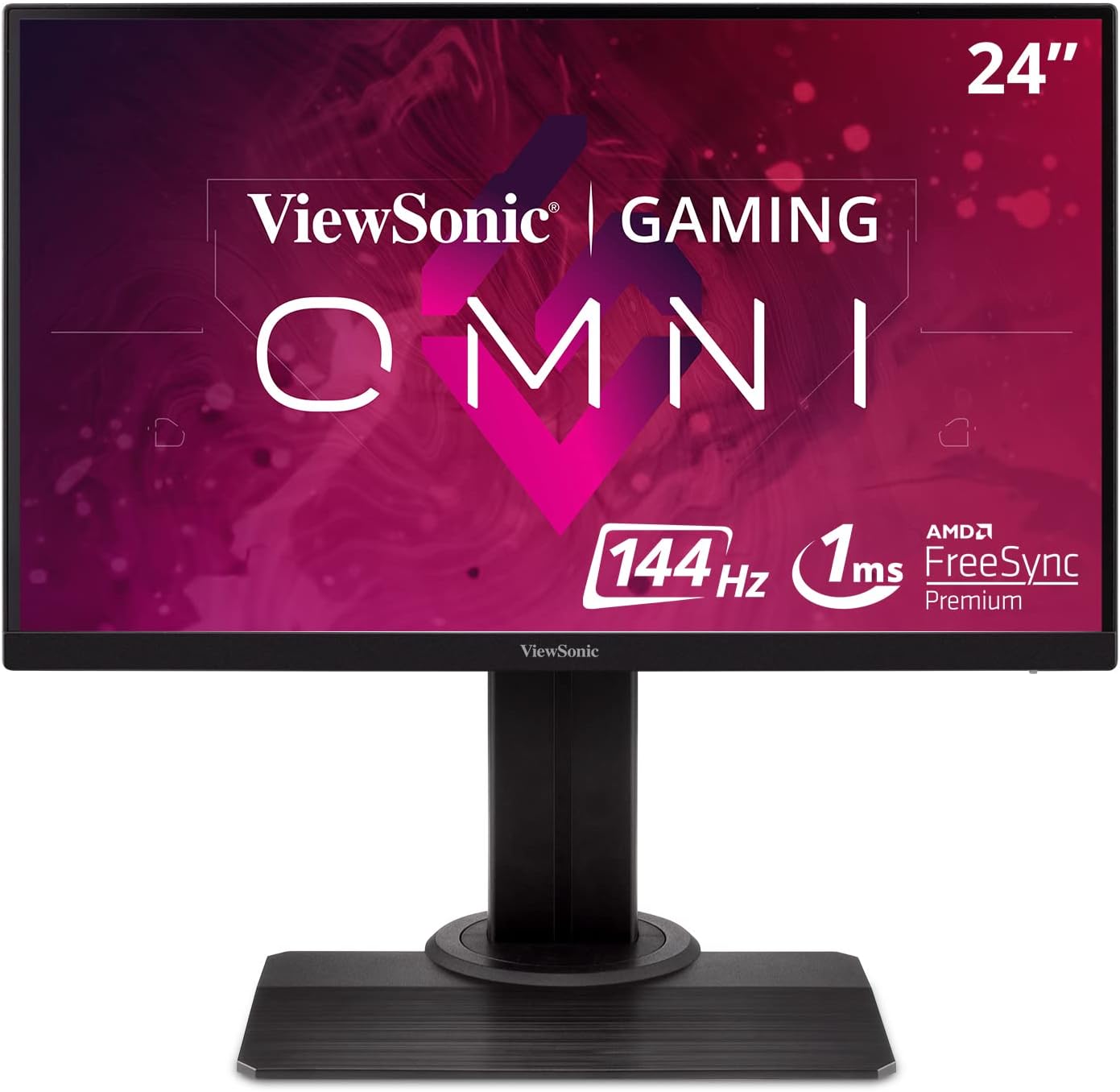 ViewSonic OMNI XG2405 24 Inch 1080p 1ms 144Hz IPS Gaming Monitor with FreeSync Premium, Eye Care, Advanced Ergonomics, HDMI and DP for Esports