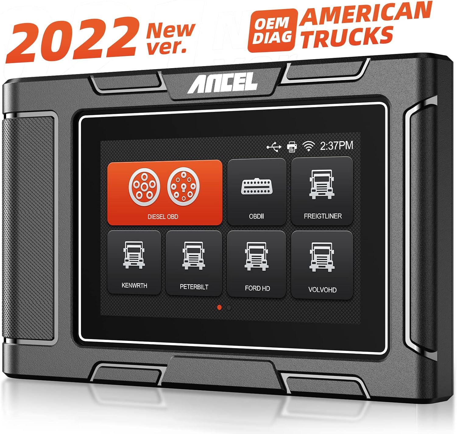 ANCEL BD310 OBD2 Scanner for Check Engine and Battery Voltage Check, 2-in-1 Wired Handheld as Well as Exclusive Bluetooth App with Real-time Monitor, Handfree Magnetic Mount Attaching to Dash Pack of 2