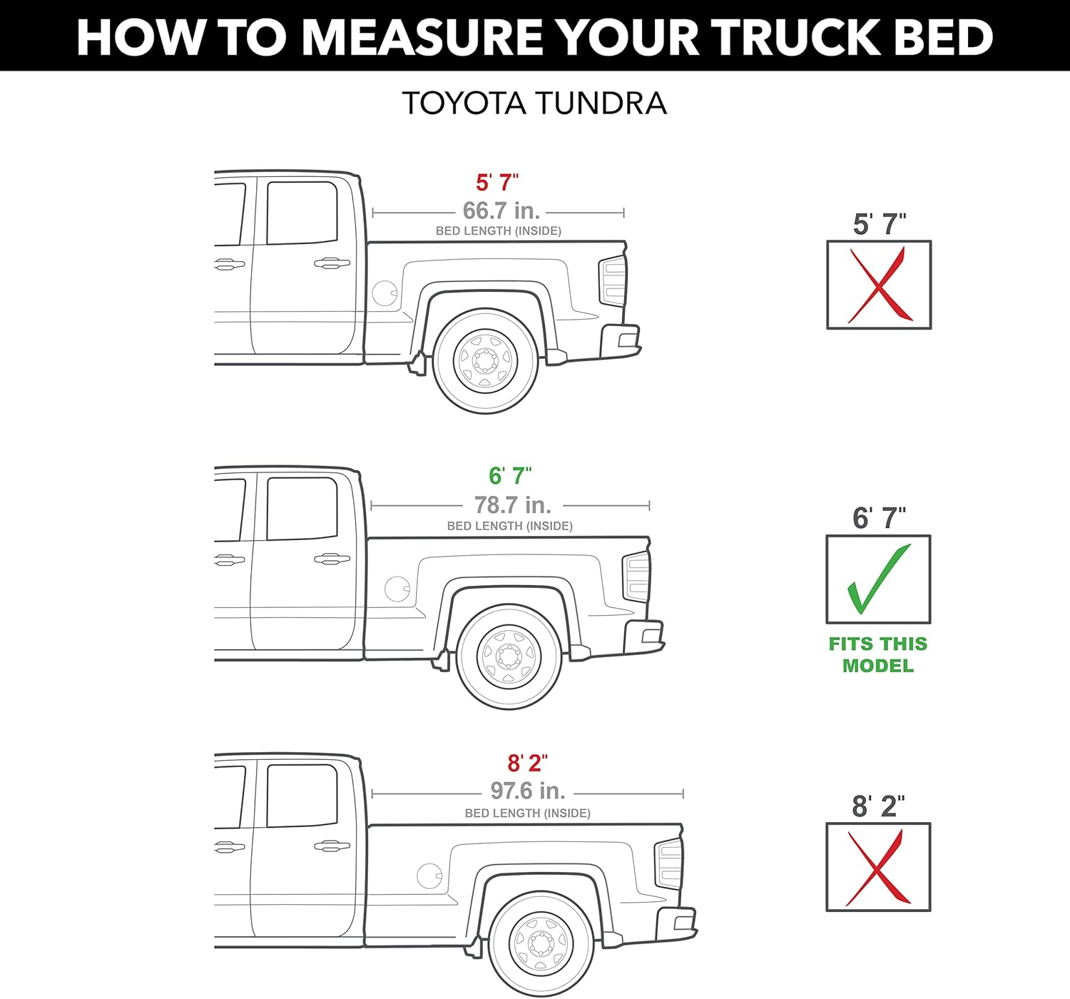 Roll N Lock Cargo Manager Truck Bed Organizer | CM576 | Fits 2022 Toyota Tundra Ext Cab 6' 7