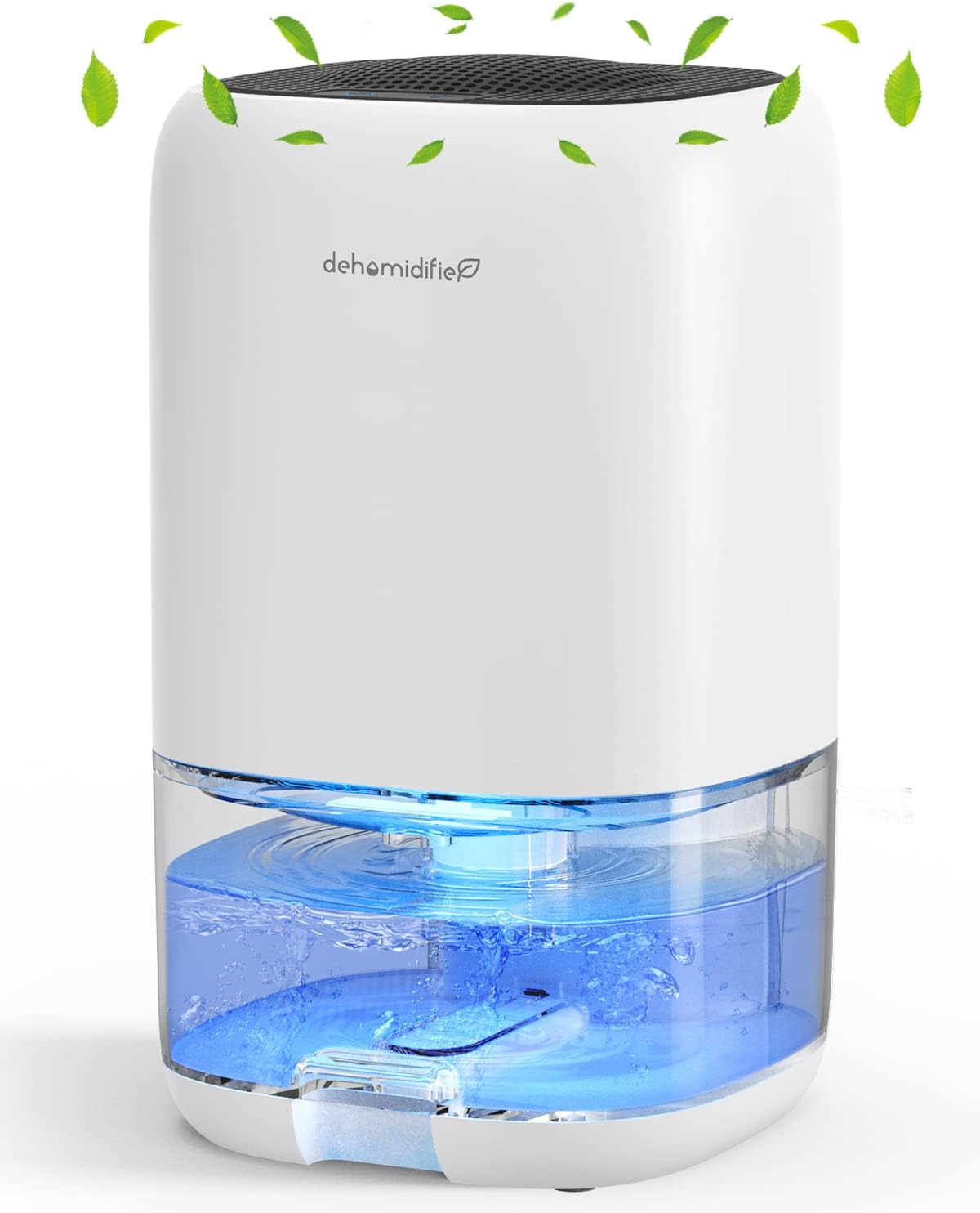 Dehumidifiers for Home Small Dehumidifiers for Bedrooms Quiet Dehumidifier with Colorful Lights for Wardrobe Closet Kitchen RV Office Bathroom (35oz Capacity) Pack of 2