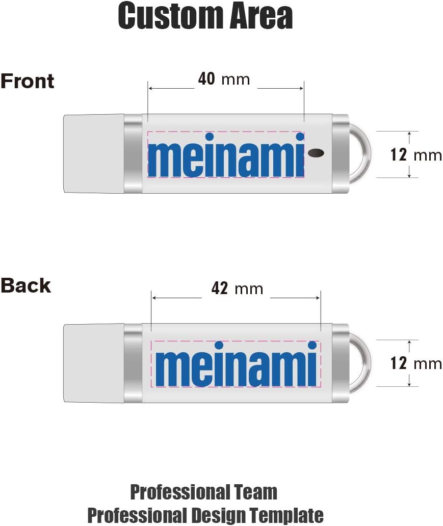 50PCS 16GB Custom USB Flash Drive Personalized Thumb Drive Logo Printed USB,50 Pack