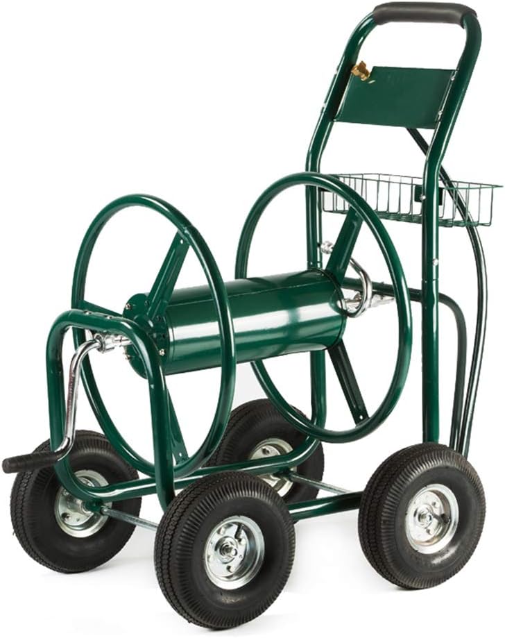 XtremepowerUS 96032 Hose Reel CART 300FT-XTREMEPOWERUS, Large, Green