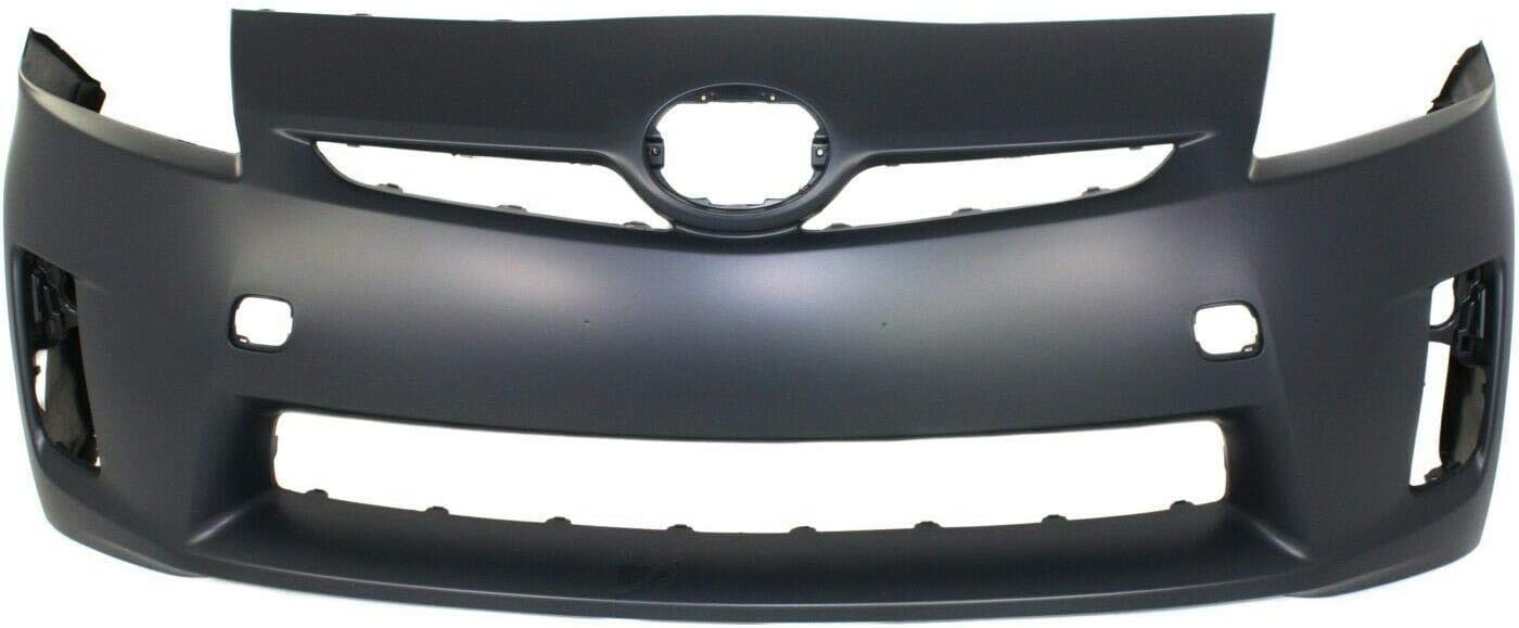 Front Plastic Bumper Cover Fascia for 2010-2011 Toyota Prius Base Hatchback 10-11. New, Primed and Ready for Paint. with Fog Light Holes. TO1000359 5211947917