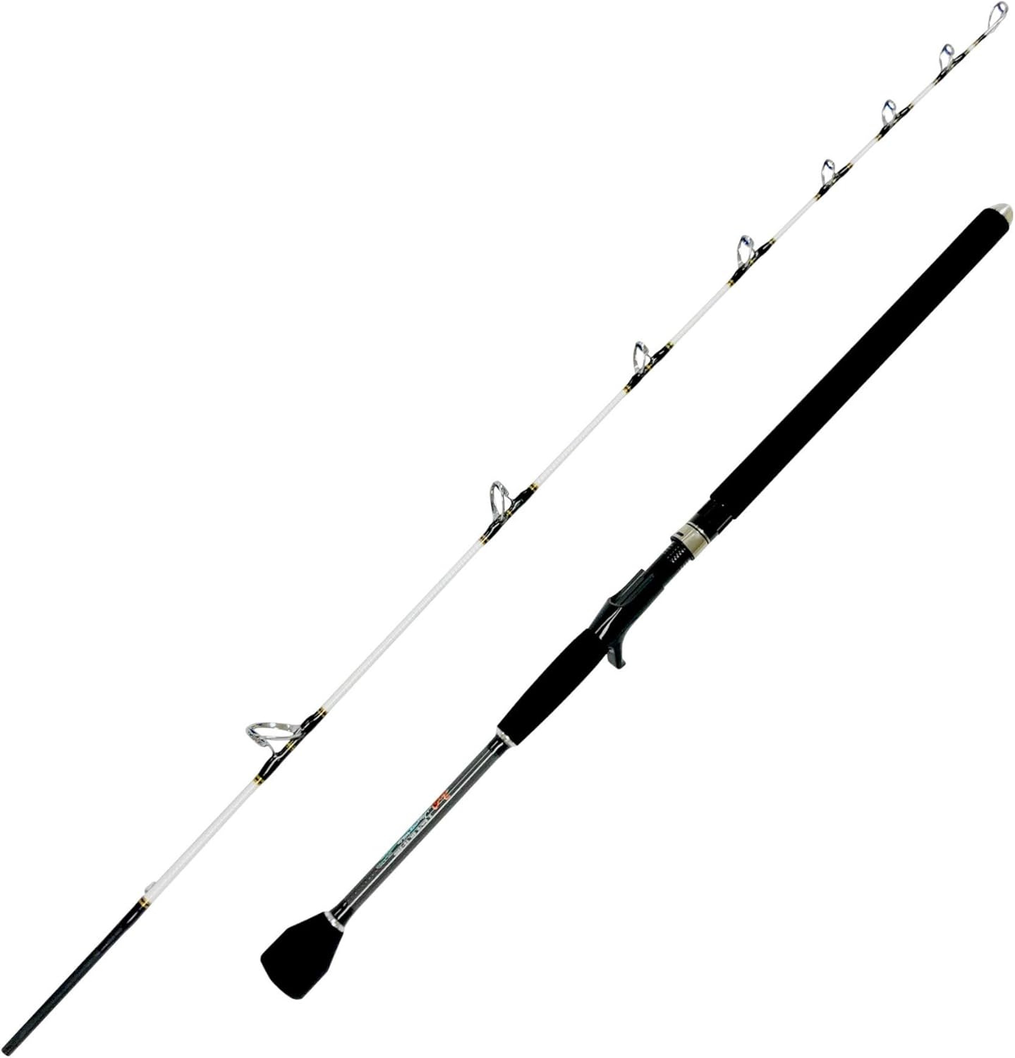 EatMyTackle Tuna Terminator Jigging Rod | Saltwater Fishing Rod (15-25lb. Slow Action, 2pc. Trigger)