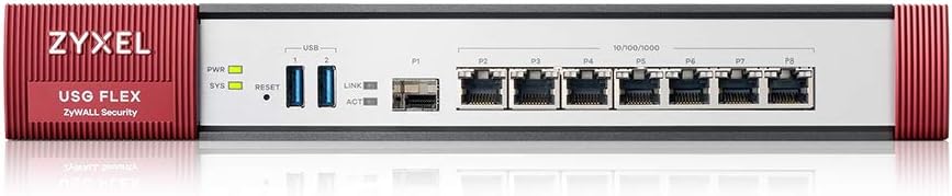 Zyxel USG Flex 200 (USG60 v2), UTM Firewall Hardware Only, Recommended up to 75 Users [USGFLEX200]