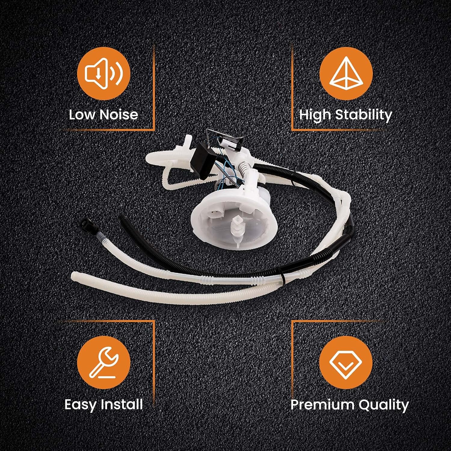 Tuningsworld Fuel Filter with Sending Unit Pressure Regulator 16117163295 for BMW 325i 330i 328i 335i 2006-2012 Driver Side Pack of 2