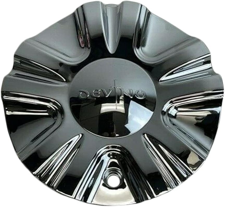 Devino Lethal 644 Chrome Wheel Center Cap DV0644-TRUCK-CAP LG0603-49 SGD0010 Pack of 2