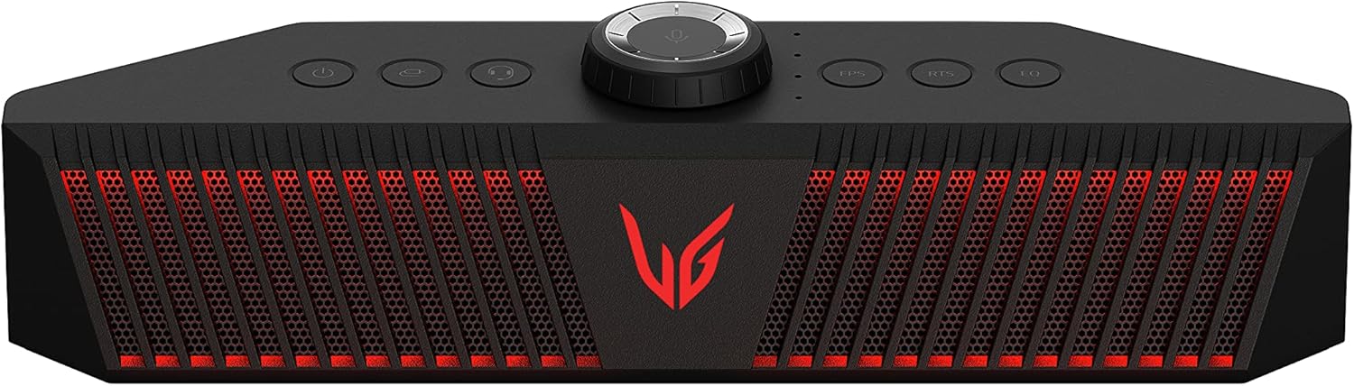 LG Ultragear GP9 - Portable Gaming Speaker with DTS Headphone:X, Hi-Fi Quad DAC, Microphone for Voice Chat, 5 Hour Battery Life, Hi Resolution Audio, Bluetooth
