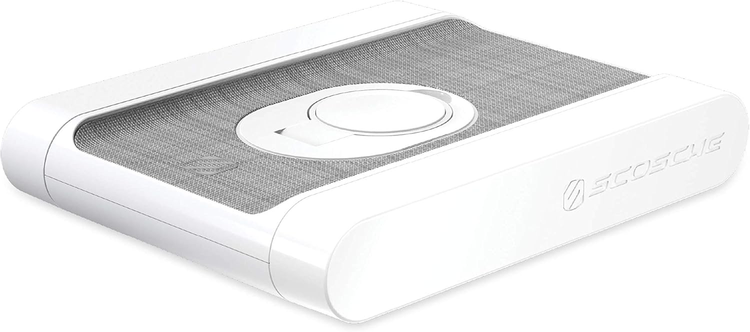 Scosche BLKIT3-SP BaseLynx Qi-Certified Modular Customizable Wireless Charging Station, Compatible with all Qi, Power Delivery 3.0, Standard USB-C & USB-A Devices Pack of 2