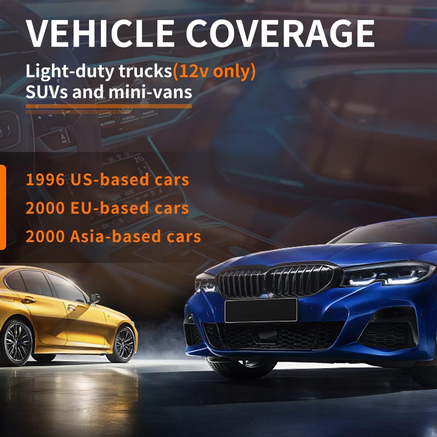 FOXWELL NT201 OBD2 Scanner Check Engine Light Car Code Reader OBD II Diagnostic Scan Tool Pack of 2