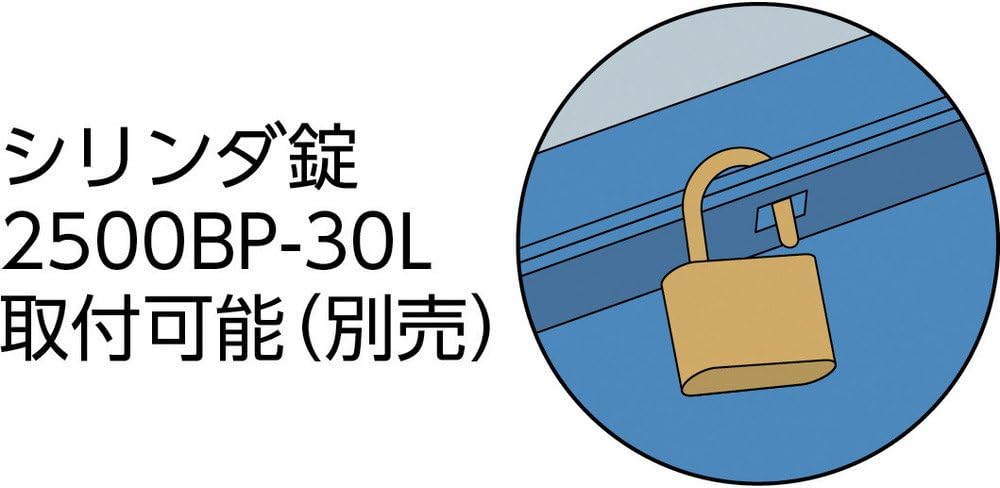 Trusco ST-350-B 2-Level Toolbox Pack of 2