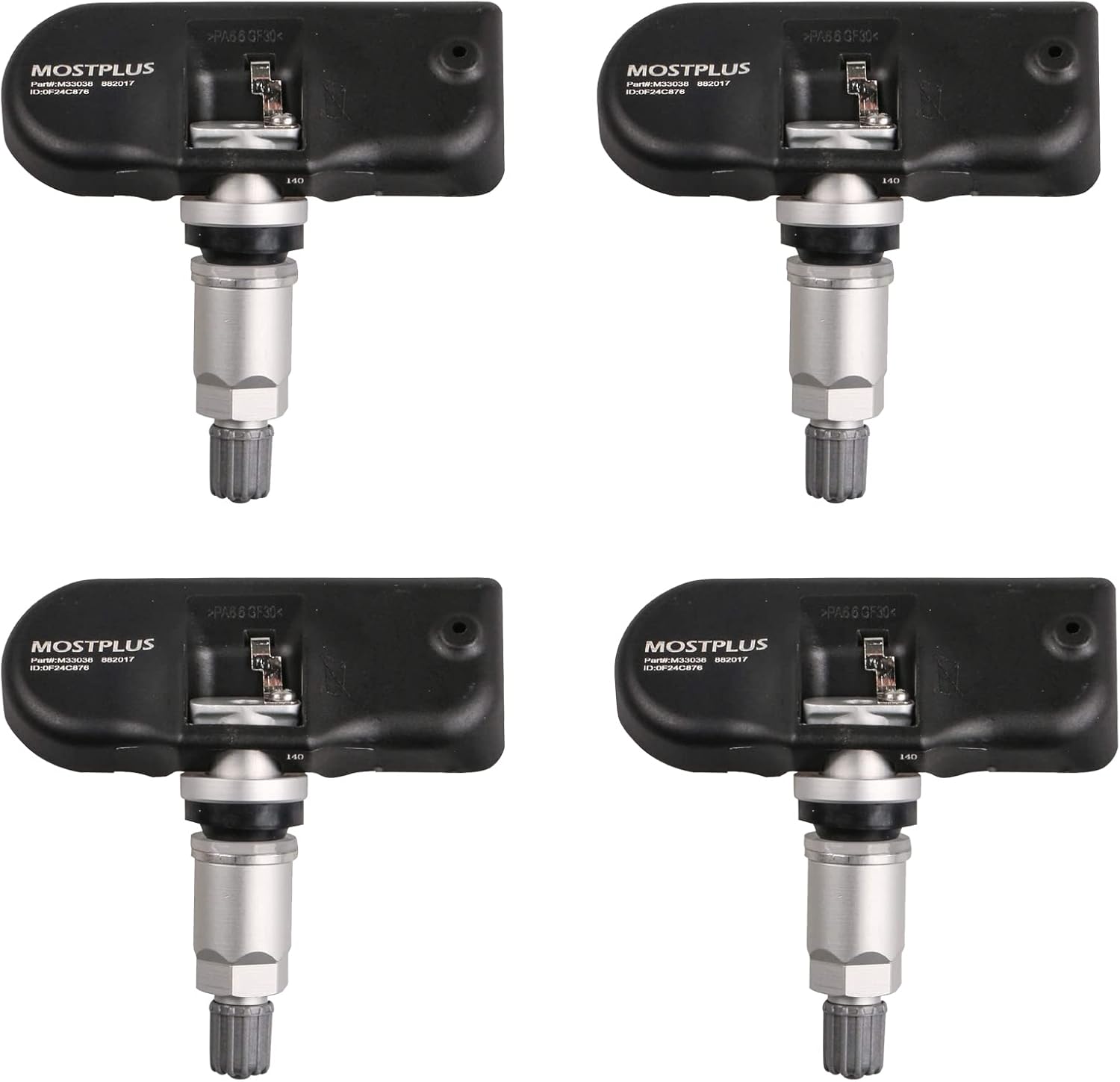 MOSTPLUS GX631A159AA LR070840 Tire Pressure Monitor Sensor TPMS 433MHz Compatible for Land Rover(Set of 4) Pack of 2