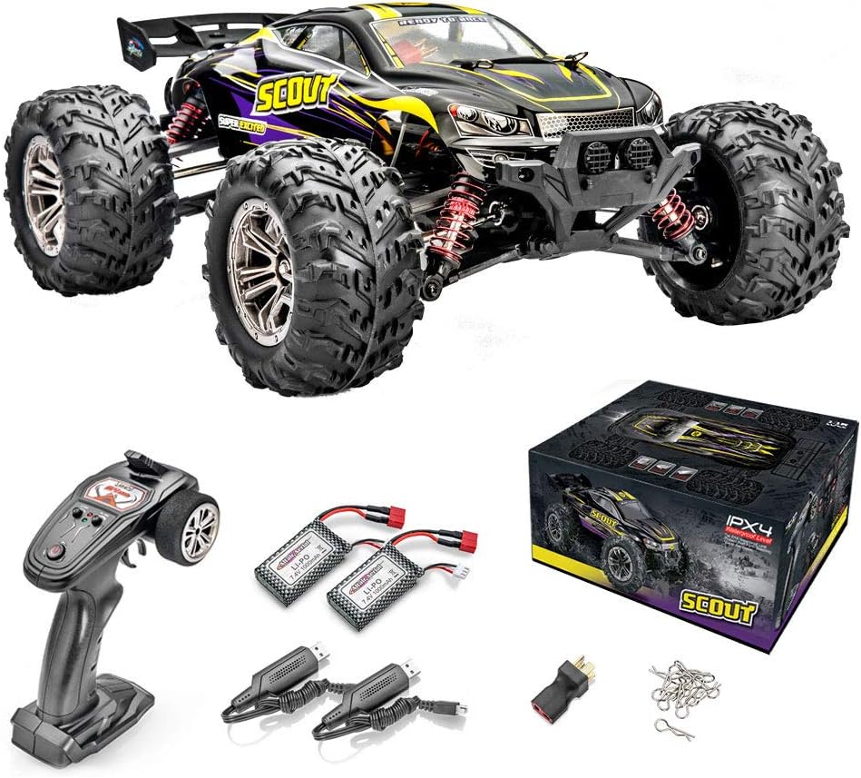 ALTAIR Scout Remote Control Car | 52 KMH+ High Speed RC Car with Brushless Motors | Dual Battery 40 Minutes Continuous Use | All-Weather Body and Tires (Lincoln, NE USA Company)
