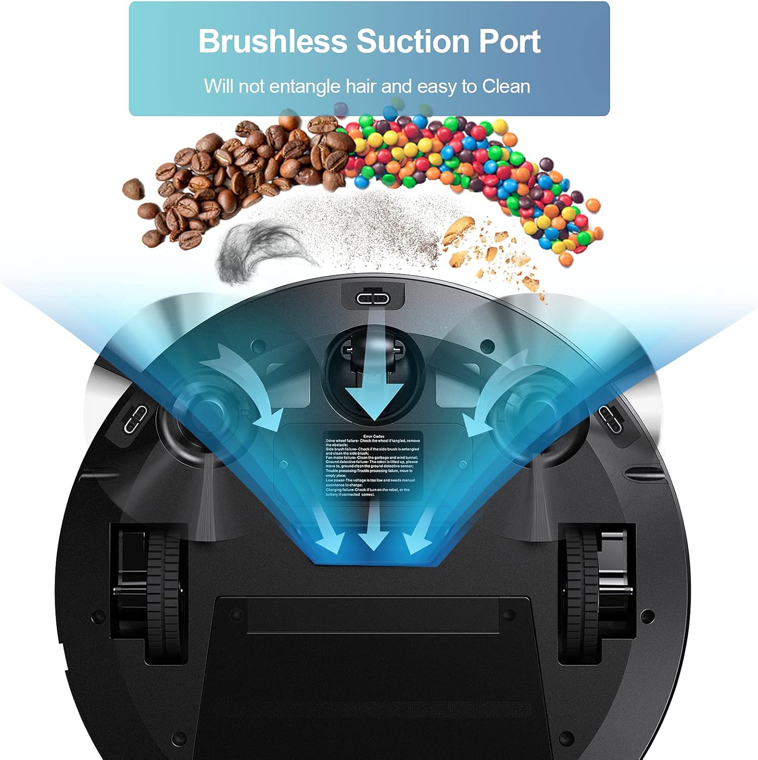 Robot Vacuum Cleaner, 2000Pa Strong Suction Automatic Robotic Vacuum Cleaner, Quiet, Self Charging,Slim,Wi-Fi/App/Alexa/Remote Control Cleans Pet Hair On Carpet Hard Floors