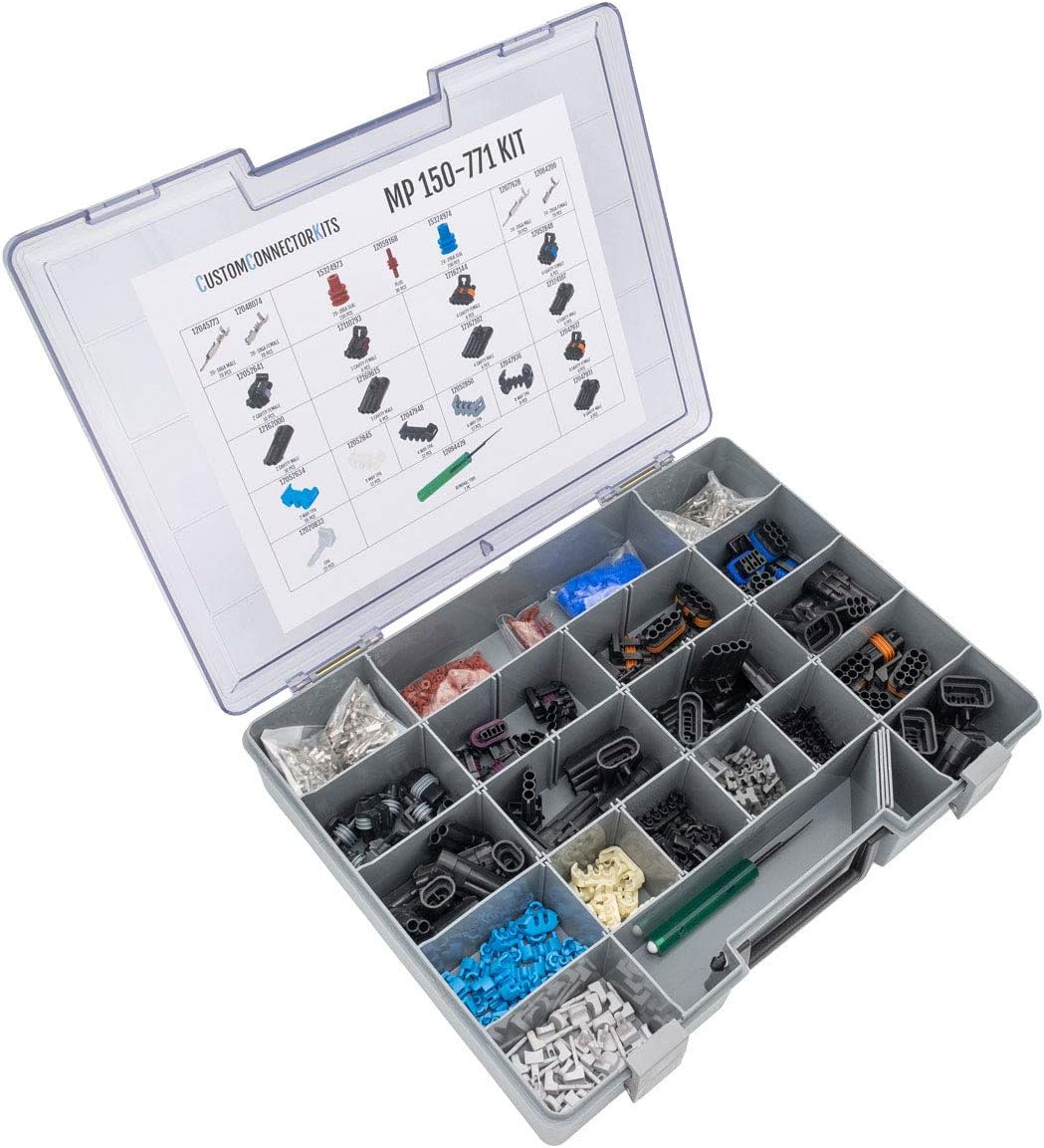 Delphi Metri-Pack Connector Kit MP-150-771: Sealed Automotive Electrical Connectors 24-18 Gauge 771 Piece Kit