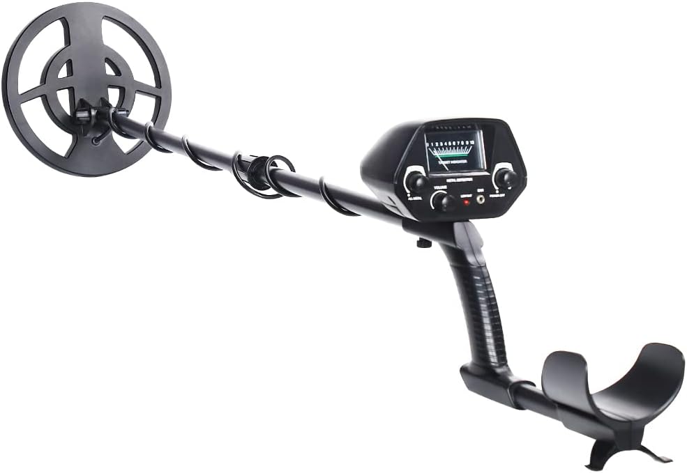 KONGTENBUY - Metal Detector, 30.7 - 42.5 Inch Adjustable High Precision Waterproof Metal Detector, Professional Metal Detector with Coil, Discrimination and All Metal Mode (1)