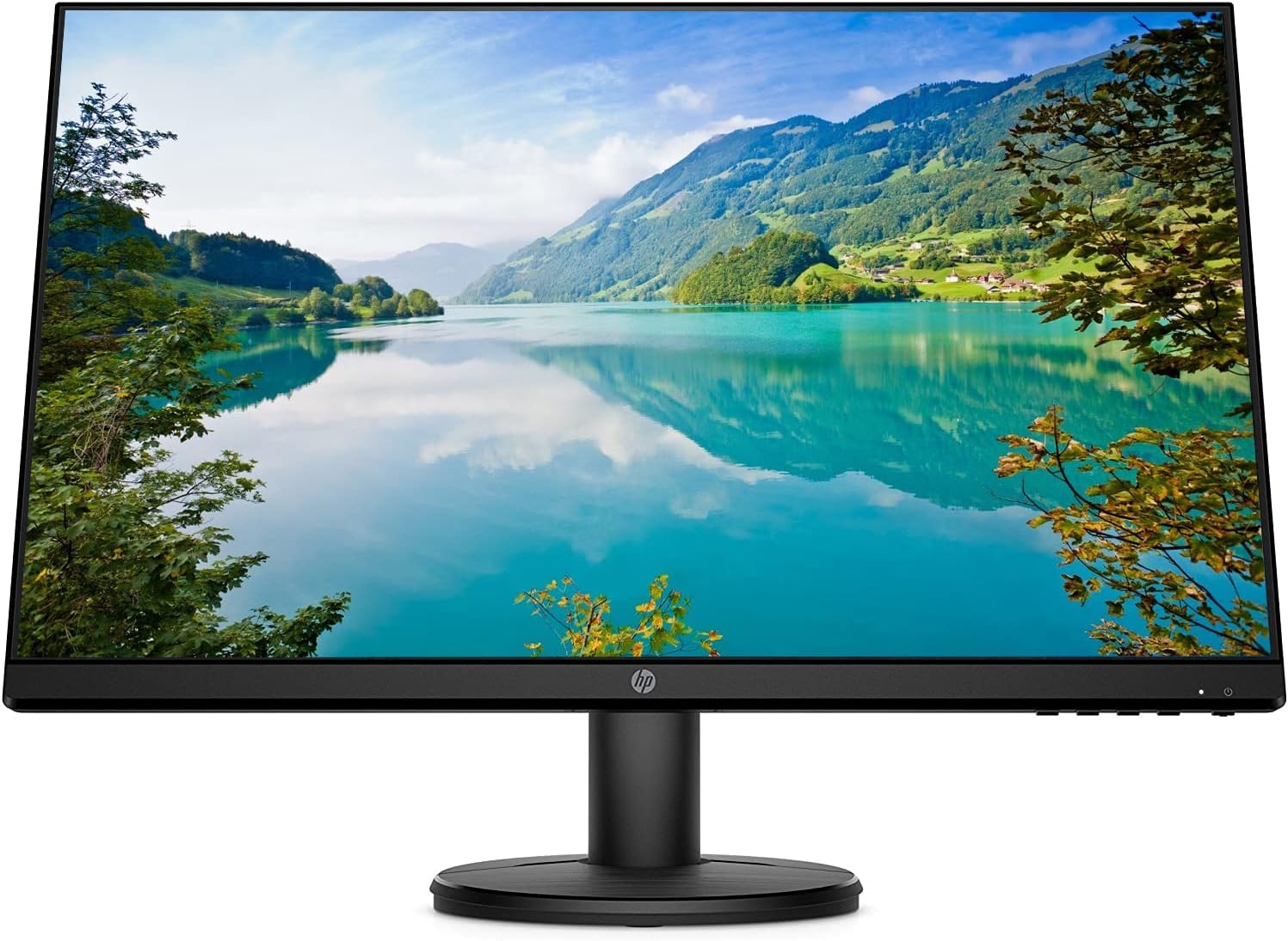 HP 23.8-inch FHD LED Computer Monitor | 1920 x 1080 | IPS Panel | 50-60 Hz | 16:9 | HDMI and VGA Ports | 3-Sided Micro Edge Design and 178° Viewing Angle | U Deal HDMI