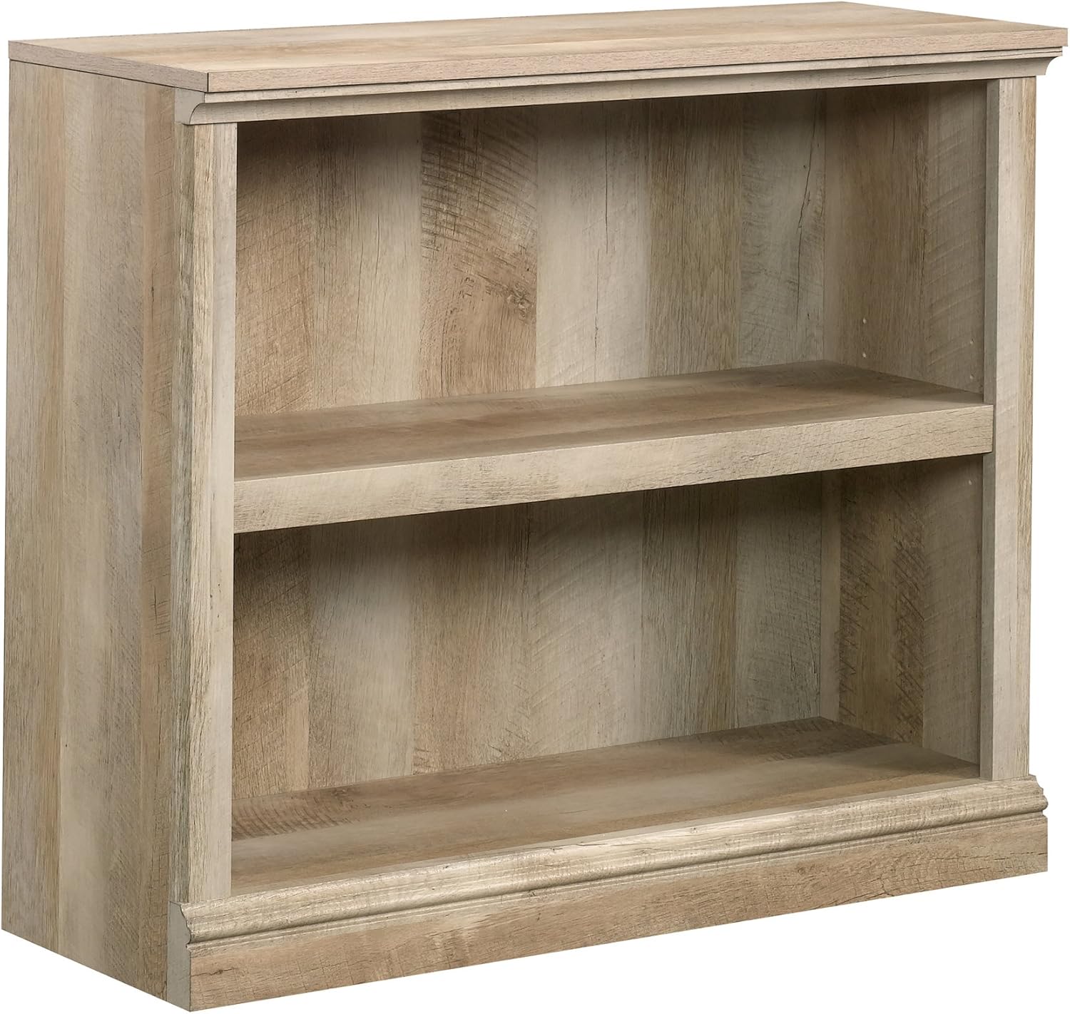 Sauder 2-Shelf Bookcase, Salt Oak finish